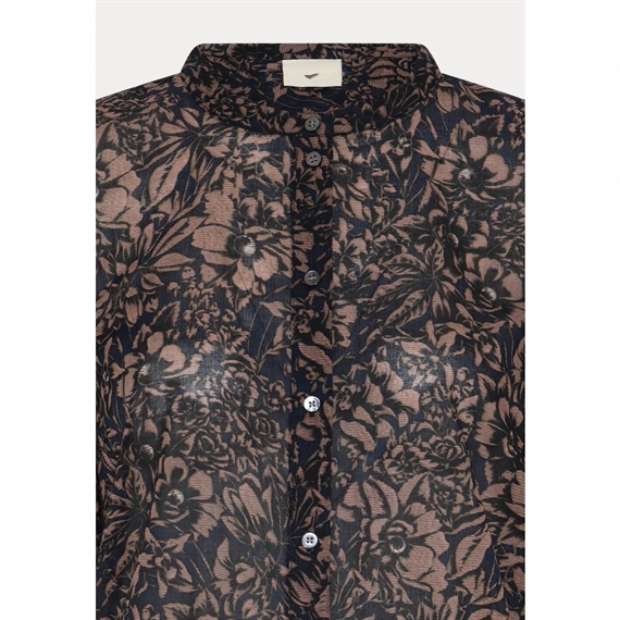 Heartmade Teras Skjorte, Rose Flower Print 